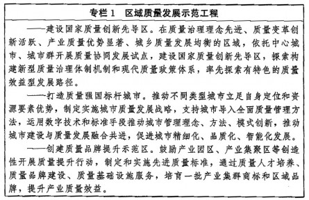 中共中央 国务院印发《质量强国建设纲要》（全文）